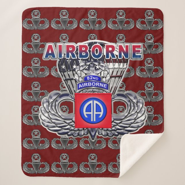 Cobertor Sherpa 82ª Divisão Aerotransportada  (Frente)