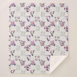 Cobertor Sherpa A beleza vem do teste padrão interno