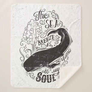 Cobertor Sherpa A brisa de mar é perfume