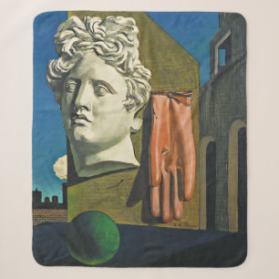 Cobertor Sherpa A Canção do Amor Giorgio de Chirico