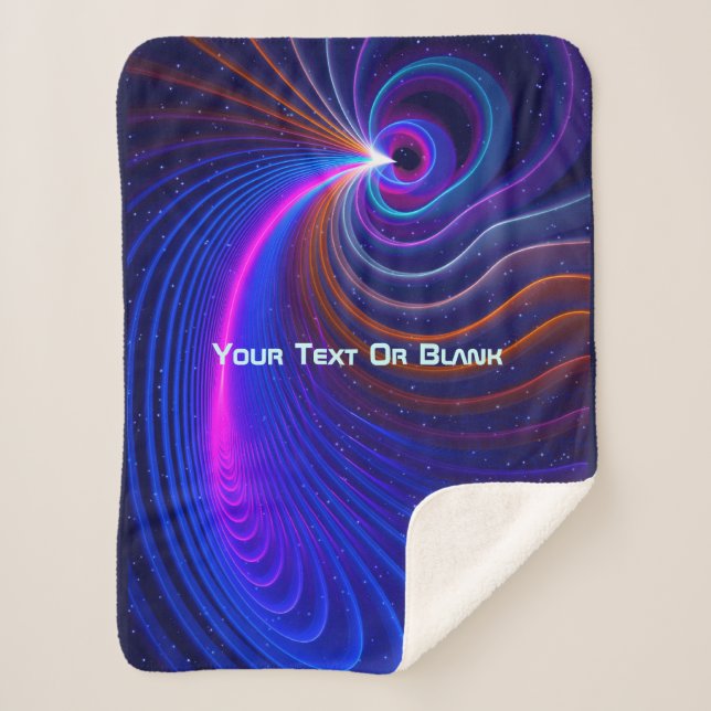 Cobertor Sherpa A Curvatura do Espaço (Frente)