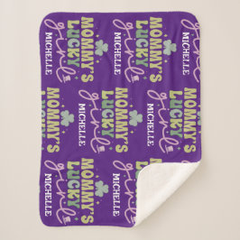 Cobertor Sherpa A garota sortuda da mamãe, Sherpa Blanket