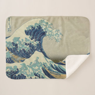 Cobertor Sherpa A Grande Onda de Kanagawa Kanagawa-oki Nami Ura