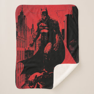 Cobertor Sherpa A Ilustração do Livro de BD Batman