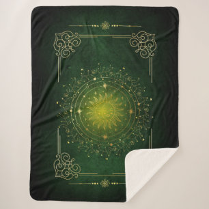 Cobertor Sherpa A Magia do Sol e da Lua