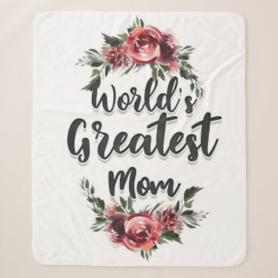 Cobertor Sherpa A maior mãe do mundo Presente Para A Mãe
