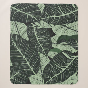 Cobertor Sherpa A natureza luxuosa deixa o fundo. Padrão floral, T