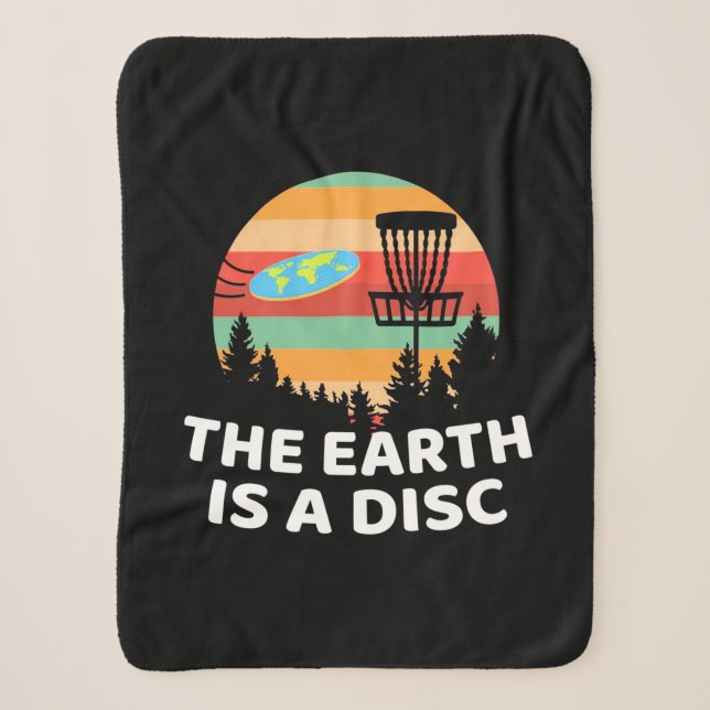 Cobertor Sherpa A Terra É Um Golfe De Disco (Frente)