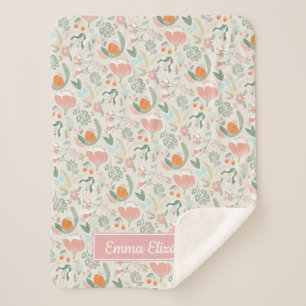 Cobertor Sherpa A vida é bonita   Bebê Personalizado