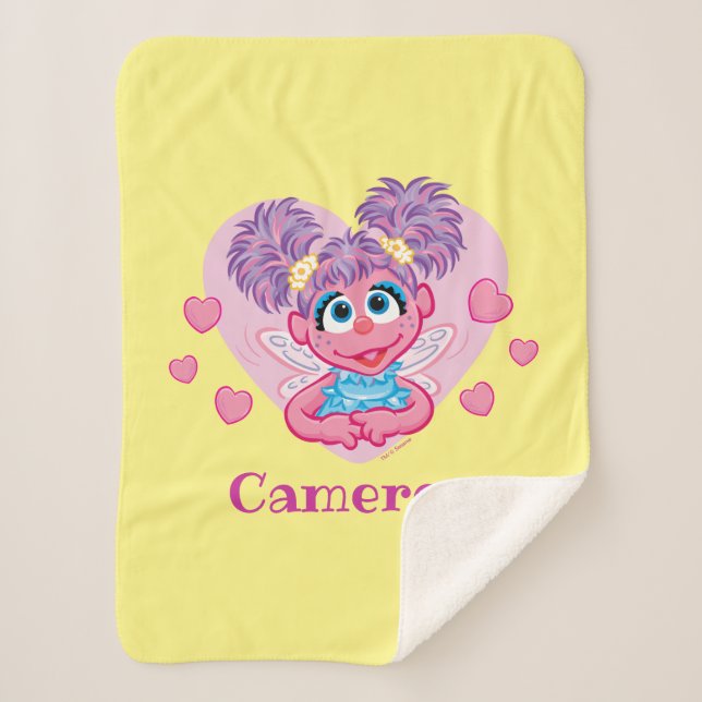 Cobertor Sherpa Abby Cadabby Namorados Hearts Graphic (Frente)