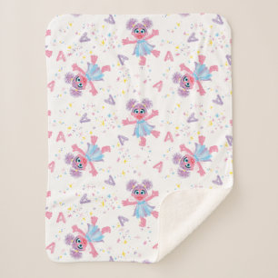 Cobertor Sherpa Abby Cadabby Sparkle Pattern