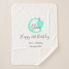 Cobertor Sherpa Abóbora verde outono 211 cinza pastel