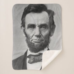 Cobertor Sherpa Abraham Lincoln
