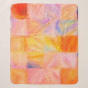 Cobertor Sherpa Abstract painting, Wall art, Canvas, Oil paint, Mo