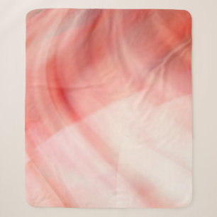 Cobertor Sherpa abstract red and pink background with white rings