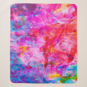 Cobertor Sherpa Abstract watercolor backgroundcolor,background,pai