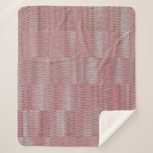 Cobertor Sherpa Abstrato belas formas elegantes vintage