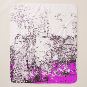 Cobertor Sherpa Abstrato de fundo de pintura moderno. Ilustração.