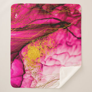 Cobertor Sherpa Abstrato nuvens-ART. Criatividade transparente. Sa