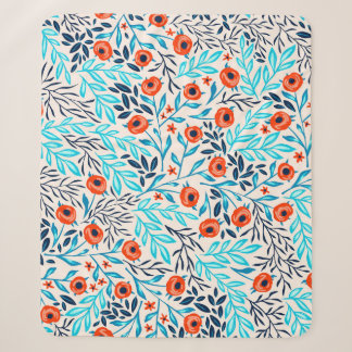 Cobertor Sherpa Abstrato Rosas coloridos: Vintage Floral