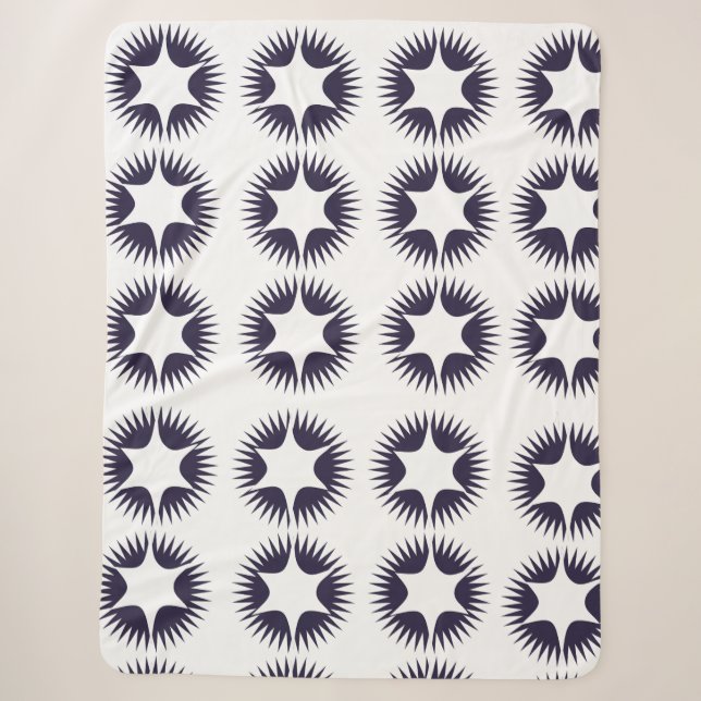 Cobertor Sherpa Abstrato Sunburst Pattern Blanket (Frente)