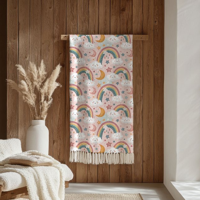 Cobertor Sherpa Aconchegante Céu Pastel para Crian (Pastel Sky Blanket Cozy Sherpa for Special Kids)