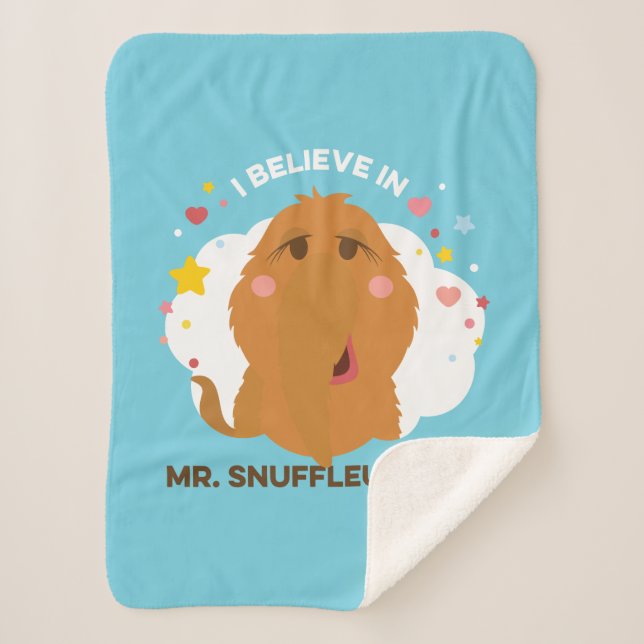 Cobertor Sherpa Acredito No Senhor Deputado Snuffleupagus (Frente)