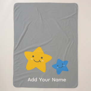 Cobertor Sherpa Adicione Seu Nome De Bebê Sherpa Blanket Throw
