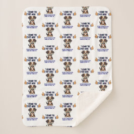 COBERTOR SHERPA ADMIRO-TE MUITO