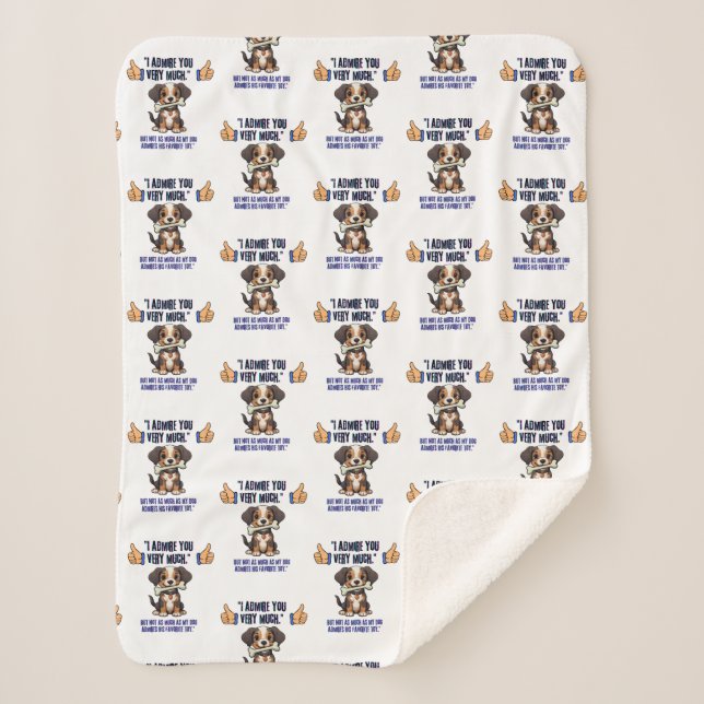 COBERTOR SHERPA ADMIRO-TE MUITO (Frente)