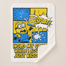 Cobertor Sherpa Adultos Apenas Brincando Engraçado