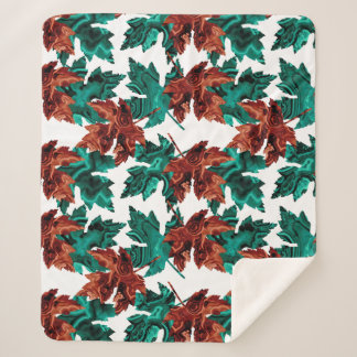 Cobertor Sherpa Agate Leaf Sherpa Blanket