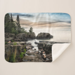Cobertor Sherpa Água Lago Superior Grand Marais, Minnesota