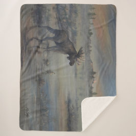 Cobertor Sherpa Alce Majestoso