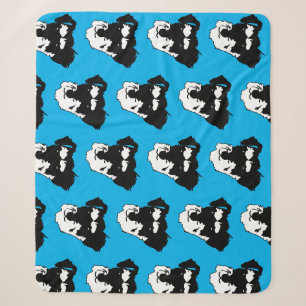 Cobertor Sherpa alemão Schnauzer