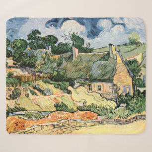 Cobertor Sherpa Algodão achatado em Cordeville Vincent van Gogh