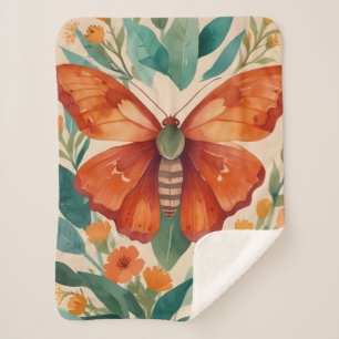 Cobertor Sherpa Amber Wings