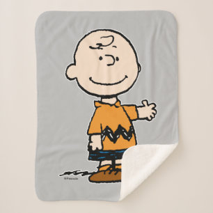 Cobertor Sherpa Amendoins Charlie Brown