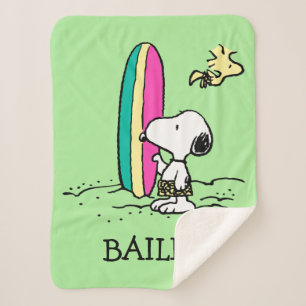 Cobertor Sherpa Amendoins   Esnoopia e Woodstock alto