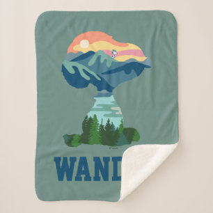 Cobertor Sherpa Amendoins Retrato de esnopia exterior do Excelen