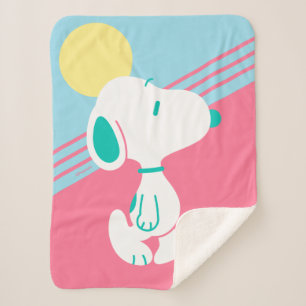 Cobertor Sherpa Amendoins Snoopy Deco Dreams Sun