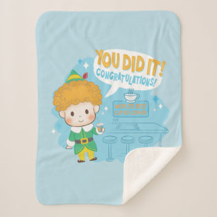 Cobertor Sherpa Amigo, o Elfo Que Você Fez! Parabéns!