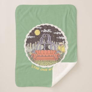 Cobertor Sherpa AMIGOS™ Fonte dos desenhos animados