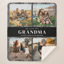 Amo-Te Vovó Personalizada 4 Colagem Fotográfica