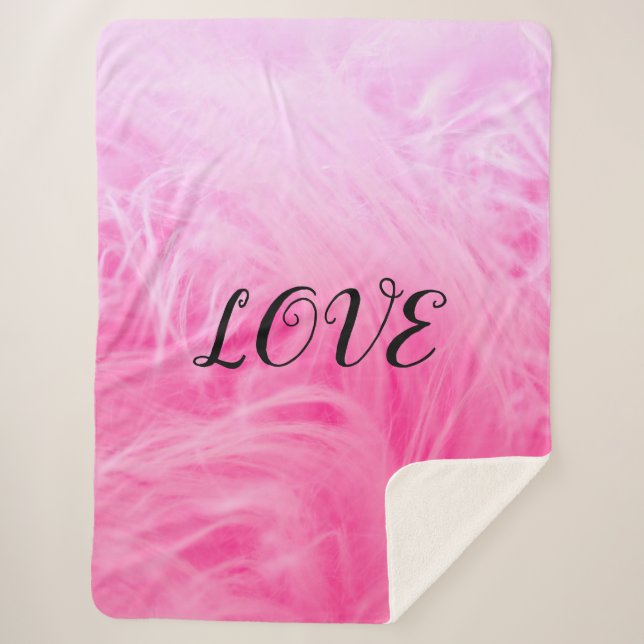 Cobertor Sherpa Amor (Frente)