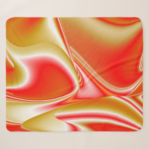 Cobertor Sherpa Amor e Abstrato 3D Rainbowart Dourado