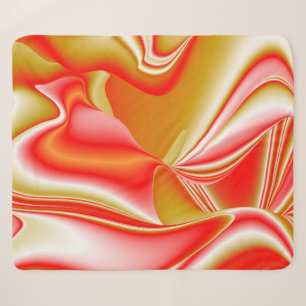 Cobertor Sherpa Amor e Abstrato 3D Rainbowart Dourado