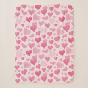 Cobertor Sherpa Amor Rosa