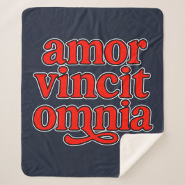Cobertor Sherpa Amor vincit omnia