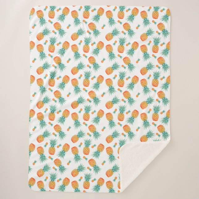 Cobertor Sherpa Ananás (Frente)